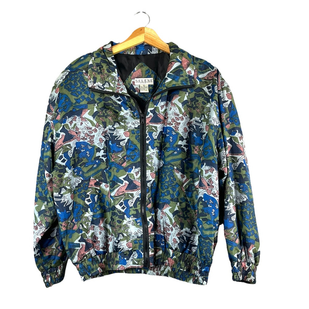 Women's Vintage Silk Selene Windbreaker L